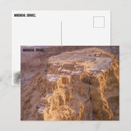 MASADA, ISRAËL BRIEFKAART (Voorkant / Achterkant)