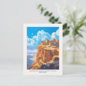Masada National Park Israel Travel Briefkaart (Staand voorkant)