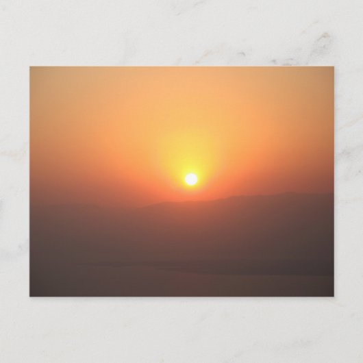Masada Sunrise2 - Gepersonaliseerd Briefkaart (Voorkant)