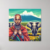 MASAI ART CANVAS WALL LIJST (Voorkant)