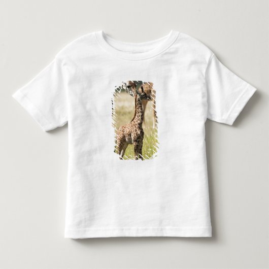 Masai-giraffen, Giraffa camelopardalis 2 Kinder Shirts (Voorkant)