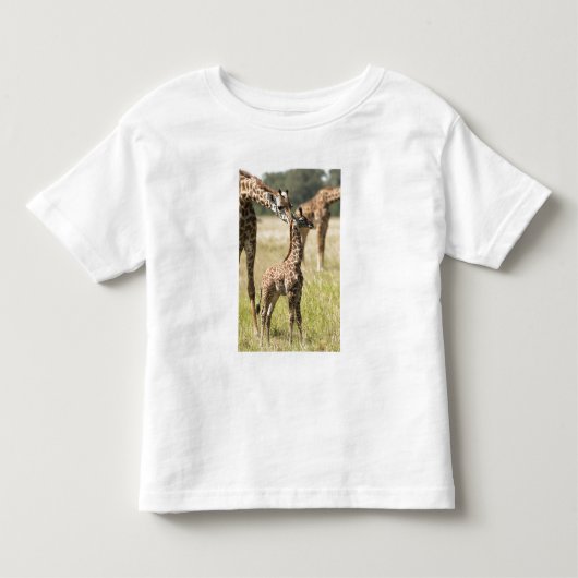 Masai-giraffen, Giraffa camelopardalis 2 Kinder Shirts (Voorkant)