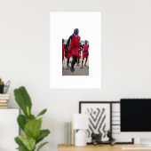 Masai-krijgers in Kenia Poster (Thuiskantoor)