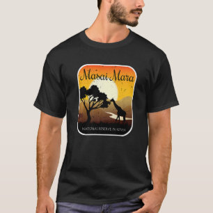 Masai Mara Kenya Safari Nationale reserve Serenget T-shirt