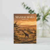 Masai Mara, Narok, Narok County Briefkaart (Staand voorkant)
