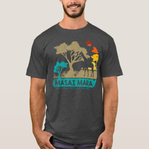 Masai Mara Safari Nationale reserve Kenya Serenget T-shirt