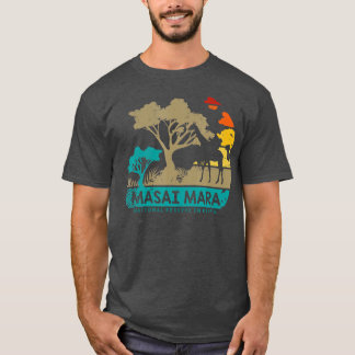 Masai Mara Safari Nationale reserve Kenya Serenget T-shirt