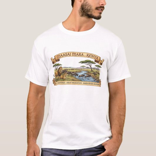 MASAI MARA T-SHIRT (Voorkant)