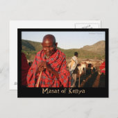 Masai of Kenya-Briefkaart Briefkaart (Voorkant / Achterkant)