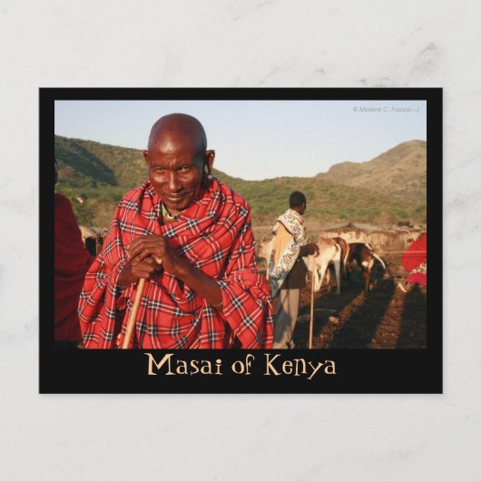 Masai of Kenya-Briefkaart Briefkaart (Voorkant)