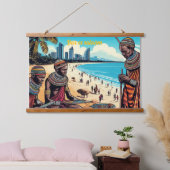 Masai Trades mannen Tapestry Hangend Wandkleed (Slaapkamer)