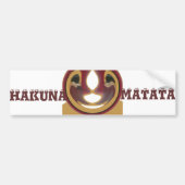 Masai Tribal Whirl Art Print Bumpersticker (Voorkant)