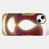 Masai Tribal Whirl Art Print Case-Mate iPhone Case (Achterkant (horizontaal))