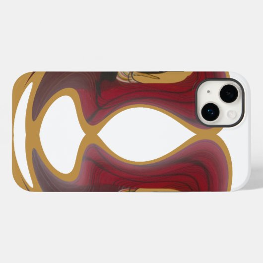 Masai Tribal Whirl Art Print Case-Mate iPhone Case (Achterkant (horizontaal))