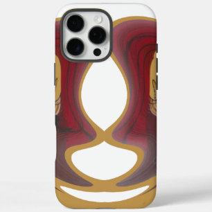 Masai Tribal Whirl Art Print iPhone 16 Pro Max Hoesje