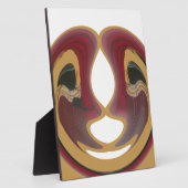 Masai Tribal Whirl Art Print Fotoplaat (Zijkant)