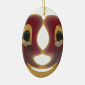 Masai Tribal Whirl Art Print Keramisch Ornament (Rechts)