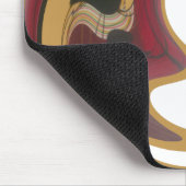 Masai Tribal Whirl Art Print Muismat (Hoek)