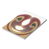 Masai Tribal Whirl Art Print Notitieblok (Linkerzijde)