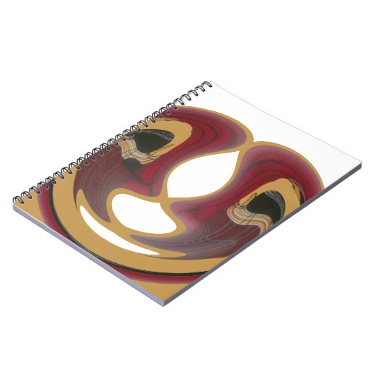 Masai Tribal Whirl Art Print Notitieboek (Linkerzijde)