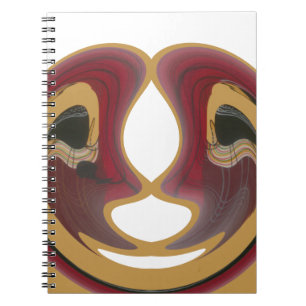 Masai Tribal Whirl Art Print Notitieboek