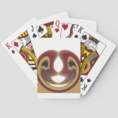 Masai Tribal Whirl Art Print Pokerkaarten (Achterkant)