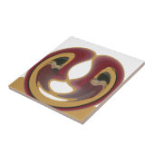 Masai Tribal Whirl Art Print Tegeltje (Zijkant)