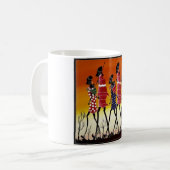 Masai Tribe Coffee Mugs Koffiemok (Voorkant links)