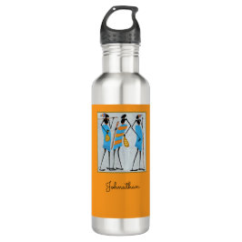 Masai Warriors, Kenia, Afrikaanse kunst Waterfles