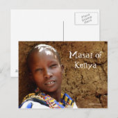 Masai Woman of Kenya Briefkaart (Voorkant / Achterkant)
