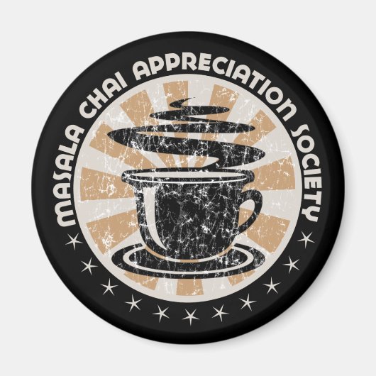 Masala Chai Appreciation Society Magneet (Voorkant)