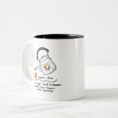 Masala Chai-recept Tweekleurige Koffiemok (Voorkant links)