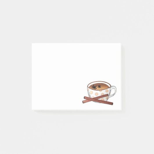 Masala Chai Teacup Indian Spiced Black Tea Cuppa Post-it® Notes (Voorkant)