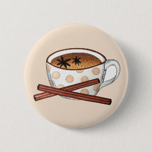 Masala Chai Teacup Indian Spiced Black Tea Cuppa Ronde Button 5,7 Cm