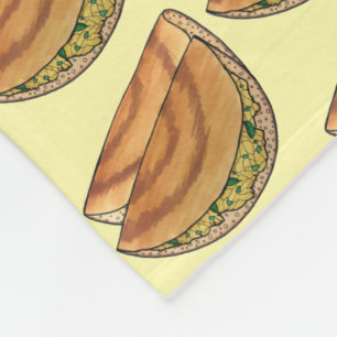 Masala Dosa Zuid-Indische keuken Fleece Deken