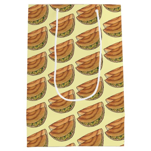 Masala Dosa Zuid-Indische keuken Medium Cadeauzakje (Achterkant)