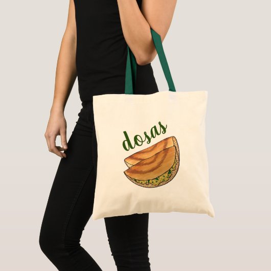 Masala Dosas Zuid-Indische voedselCuisine Potato D Tote Bag (Voorkant (product))