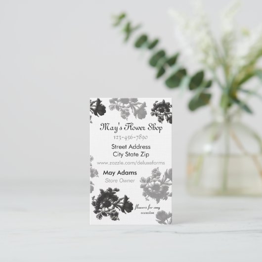 Masala Flora Visitekaartje (Staand voorkant)