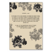 Masala Flora Wedding Kaart (Achterkant)