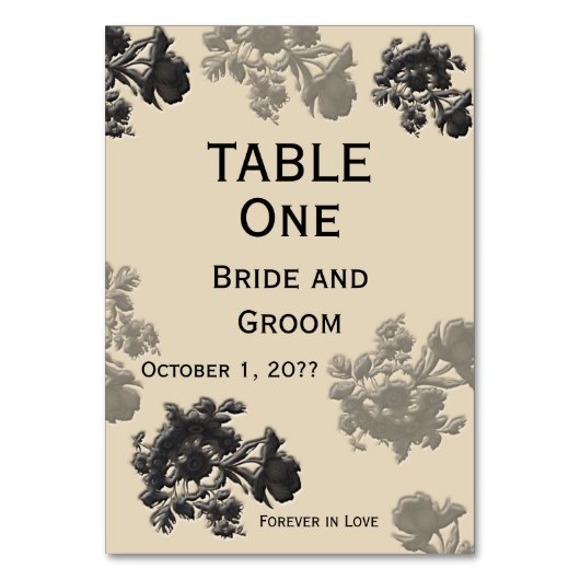 Masala Flora Wedding Kaart (Voorkant)