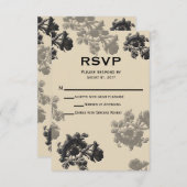 Masala Flora Wedding RSVP (Voorkant / Achterkant)