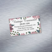 Masala Mulled wijn bloemenpatroon Visitekaartje Magneet (Voorbeeld)