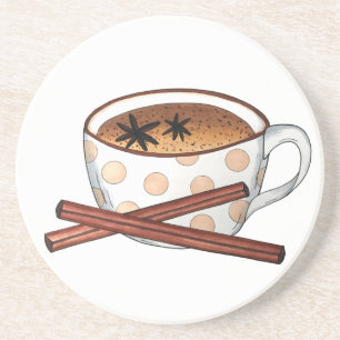 Masala Spiced Chai Tea Teacup Indian Cuisine Zandsteen Onderzetter