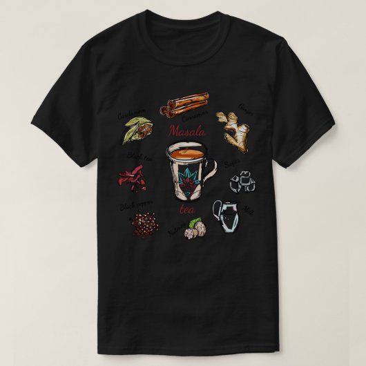 Masala Tea T-shirt (Design voorkant)