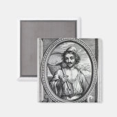 Masaniello, gegraveerd door Petrus de Iode Magneet (Voorkant / Achterkant)