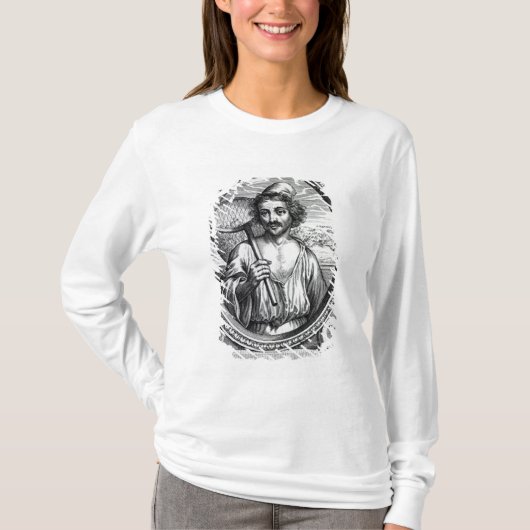 Masaniello, gegraveerd door Petrus de Iode T-shirt (Voorkant)