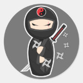 Masaru Ronde Sticker (Voorkant)