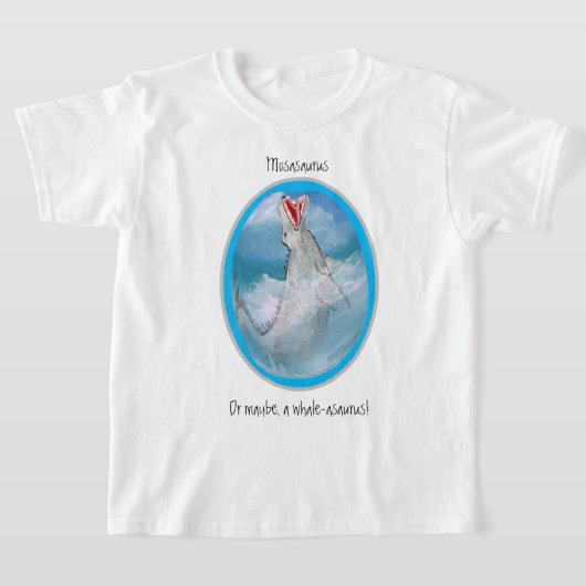 Masasaurus, of Walvis-asaurus T-shirt (Laagn)