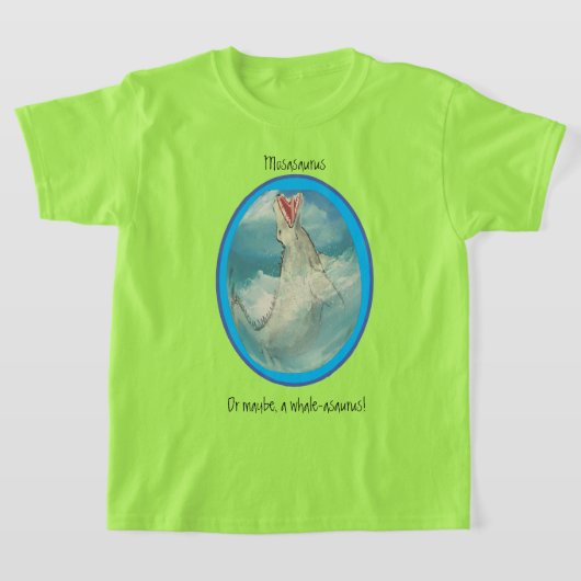 Masasaurus, of Walvis-saurus T-shirt (Laagn)