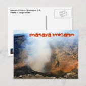 Masaya Volcano, Nicaragua, C.A. Briefkaart (Voorkant / Achterkant)